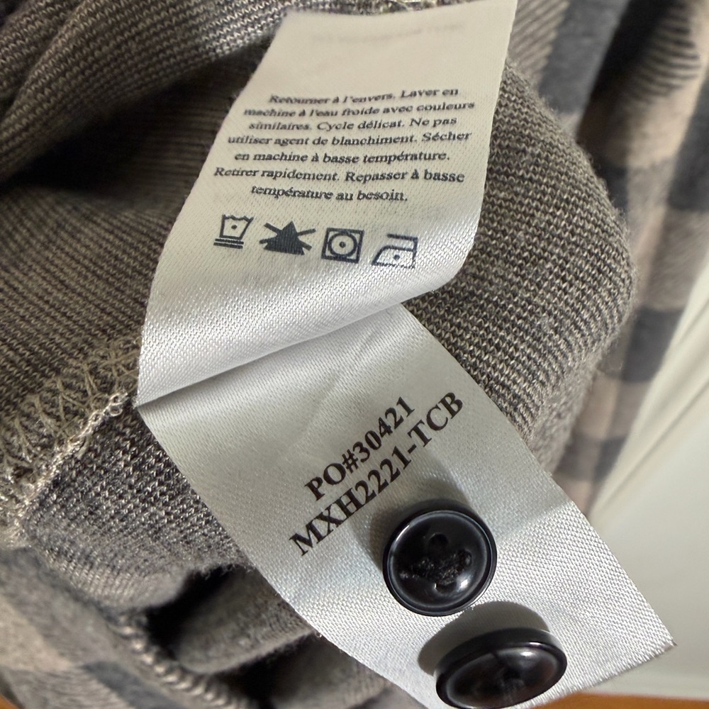 Faherty grey Checkered Button Down Shirt - image 4